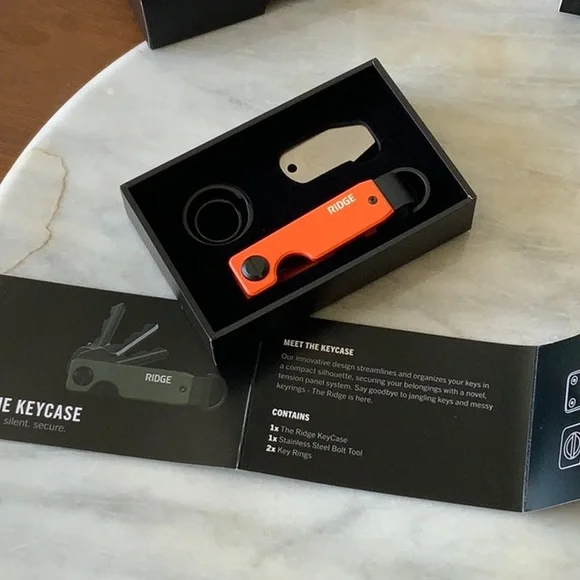 The Ridge KeyCase in Orange - Picture 8 of 10